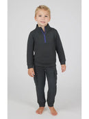 Toddler Boys Melange Fleece Half Zip and Jogger