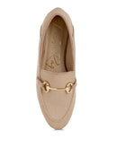Kingsley Horsebit Embellished Loafers - OutletSavings