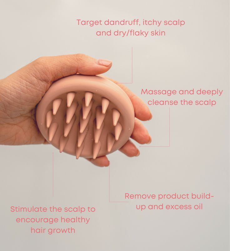 Scalp Scrubber [Exfoliator & Massage Brush]