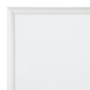 Mini Magnetic Dry-Erase Whiteboard, 8-1/2" x 11", Aluminum Frame With Silver Finish