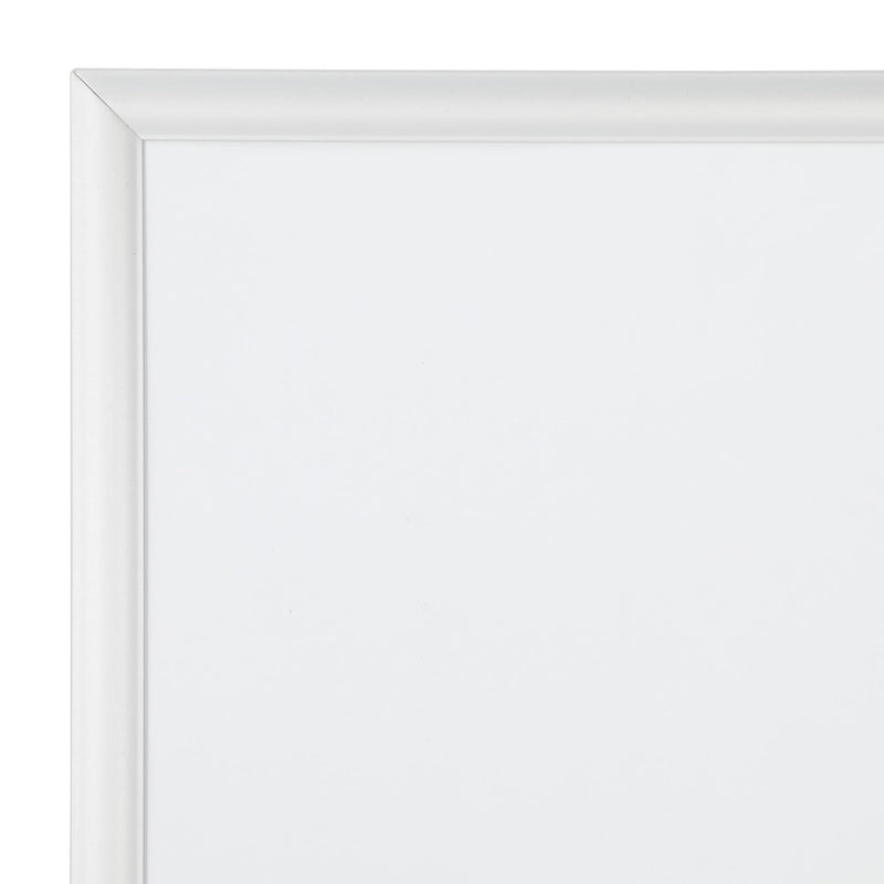 Mini Magnetic Dry-Erase Whiteboard, 8-1/2" x 11", Aluminum Frame With Silver Finish
