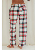Youmita Lady Plaid Fleece Pajamas
