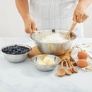 Stainless Steel Kitchen Mixing Bowls Set - 6 Pieces