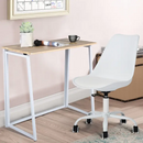 31.5" Foldable Computer Desk, Natural Wood