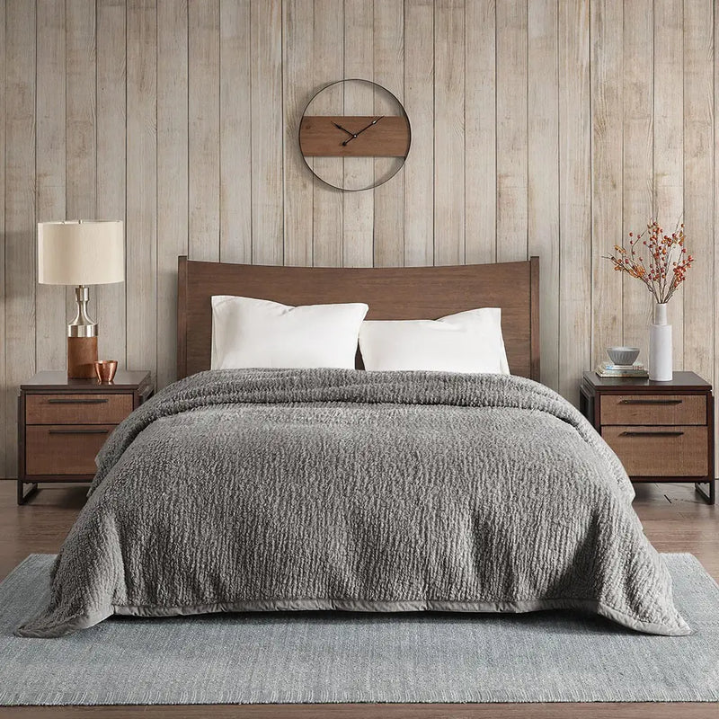 Berber Sherpa Bedding Blanket