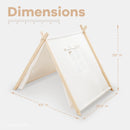 Kids Play Tent, Indoor Canvas Play Tent By Comfy Cubs