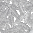 100% Metal Painted Feather Cutout Wall Decor