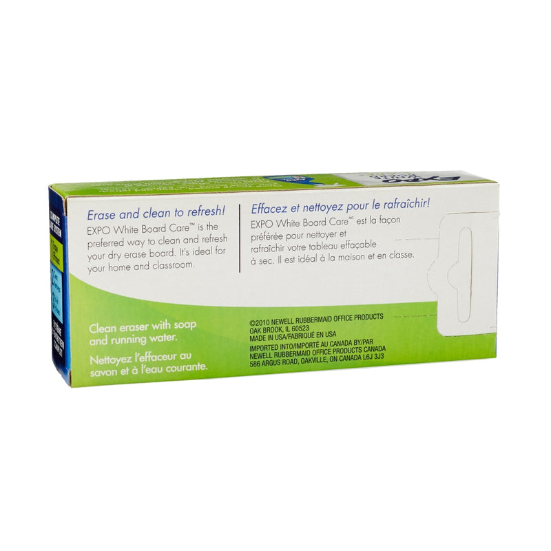 EXPO White Board CARE Dry Erase Eraser, 5.13" x 2.25" x 1.25", Charcoal