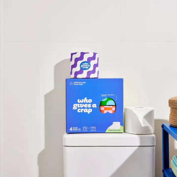 100% Recycled Toilet Paper - Retail 4 Pack (6/case)