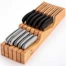 Bamboo Knife Drawer Organizer Insert