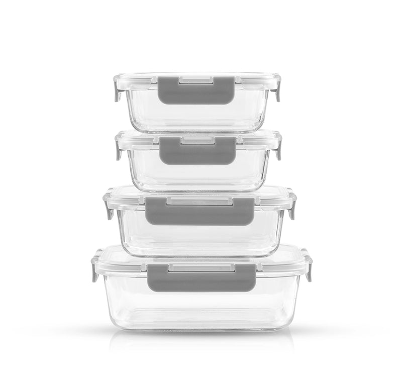 Joyful 12 Glass Storage Containers with Leakproof Lids