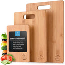 3-Piece Bamboo Cutting Board Set – Cooking & Serving Boards