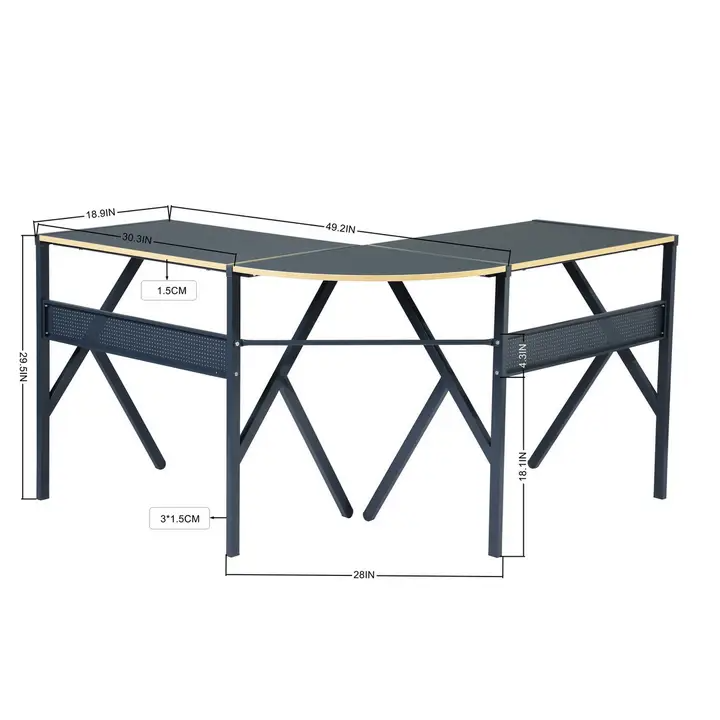 Modern L-Shaped Corner Desk