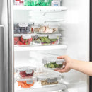 Joyful 12 Glass Storage Containers with Leakproof Lids