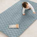 Premium Play Mat, Quilted Baby Mat For Floor By Comfy Cubs