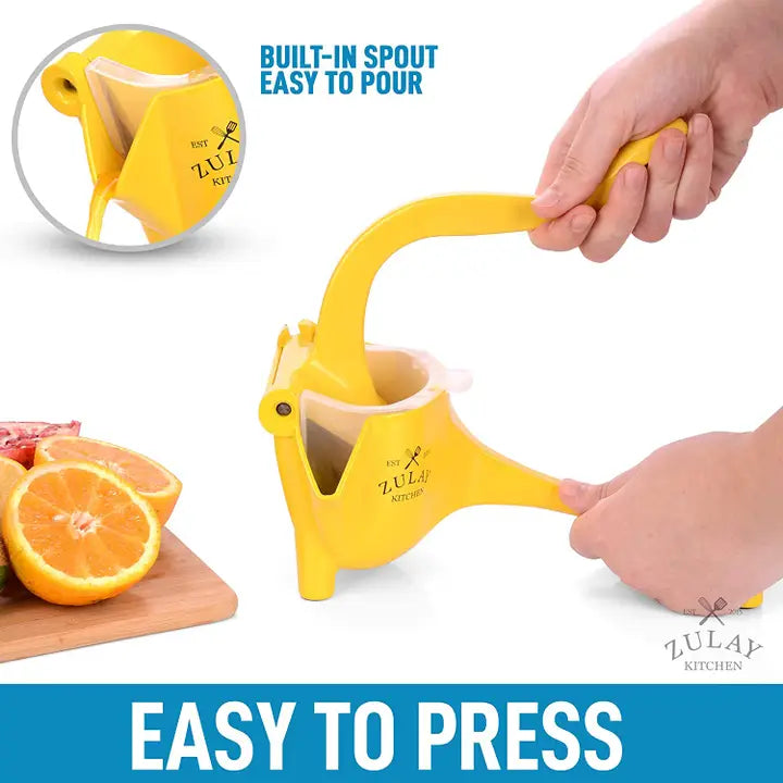 Fruit Manual Juicer - Heavy Duty Juice Press Squeezer