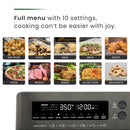 VAL CUCINA 10-in-1 Air Fryer Toaster Oven - Brushed Stainle