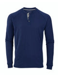 Men's Henley Long Sleeve Tee