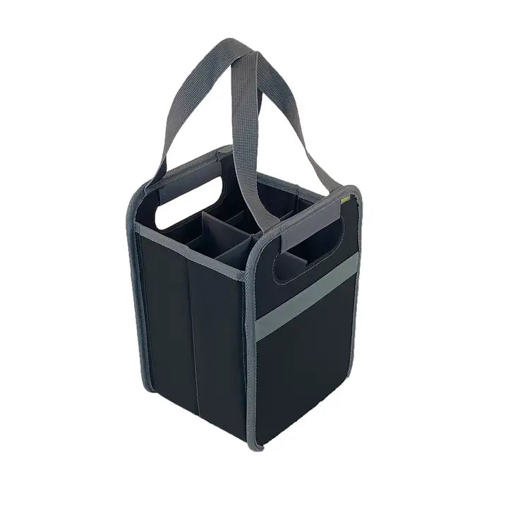 4-Bottle Wine Tote Collapsible Reusable