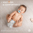 Baby Pacifier 5 Pack, 100% Food Garde Silicone By Comfy Cubs