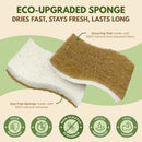 Eco Kitchen Cleaning Supplies - 24 Pack Reusable Sponges