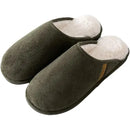 Roxoni Men's Warm Soft Furr House Memory Foam Slipper