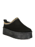 Jesters Embroidered Platform Classic Slip-On