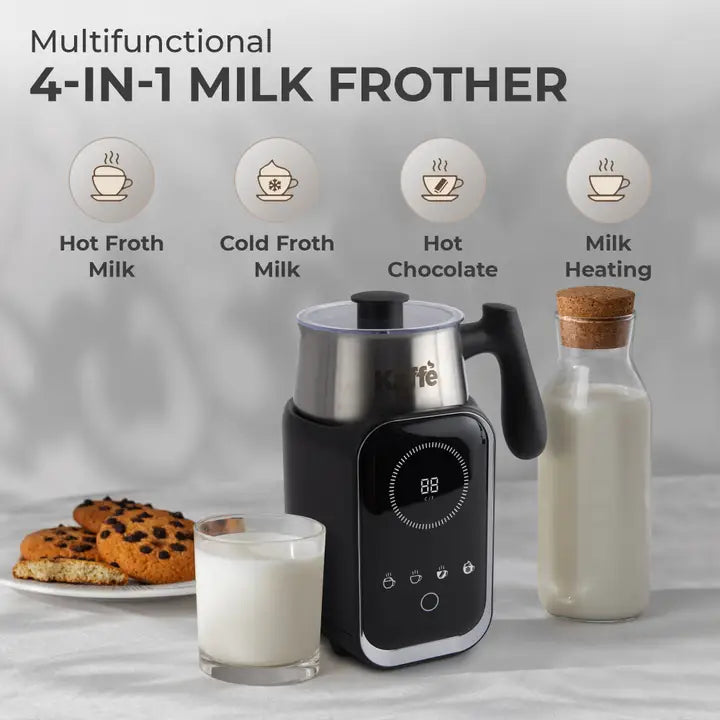 Pour-in Premium Milk Frother w/ Digital Screen