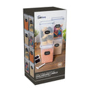 2-Liter Plastic Food Storage Containers Set of 8 with Labels