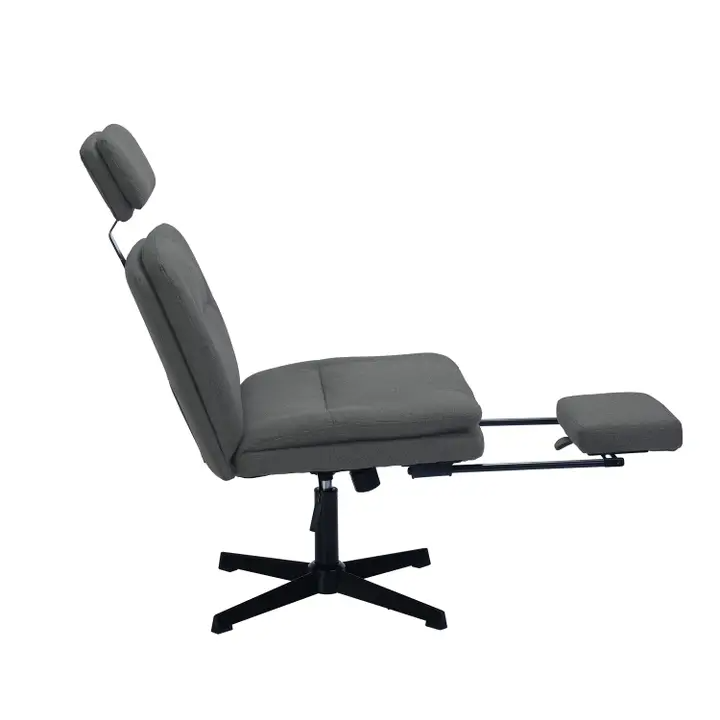 Reclining Office Chair with Adjustable Footrest