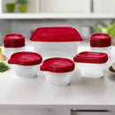 Nested 50-Piece Plastic Food Storage Container Set