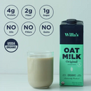 Willa's Organic Unsweetened Original Oat Milk