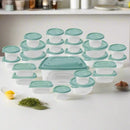 Nested 50-Piece Plastic Food Storage Container Set