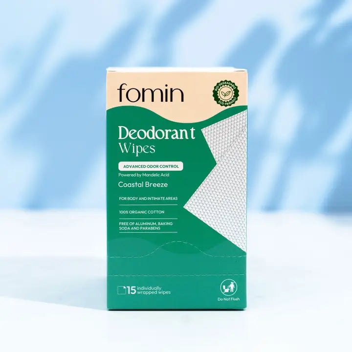 Acidified Deodorant Wipes
