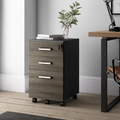 File Cabinet 3 Drawer Rolling Filing Cabinet with Lock