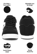 Tibala Padded Collar Lace-Up Sneakers