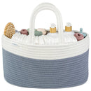 Rope Diaper Caddy Organizer 8.5" X 15" X 8" By Comfy Cubs