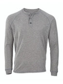 Men's Henley Long Sleeve Tee