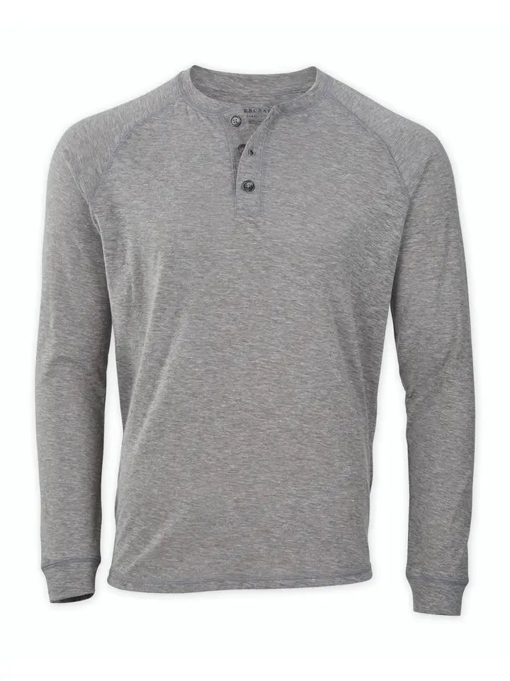 Men's Henley Long Sleeve Tee