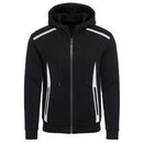Men's Sherpa Fleece Lined Reflective Tech Zip Hoodie