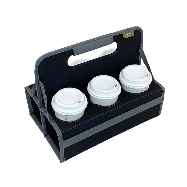 Reusable Drink Carriers, 4 & 6-Cup, Collapsible