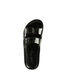 Minata Platform Buckled Slide Sandals - OutletSavings