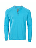Men's Henley Long Sleeve Tee
