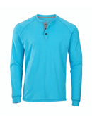 Men's Henley Long Sleeve Tee