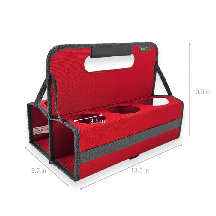 Reusable Drink Carriers, 4 & 6-Cup, Collapsible