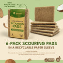 Eco Friendly Sponges For Cleaning - 2 Pack Dish Sponges