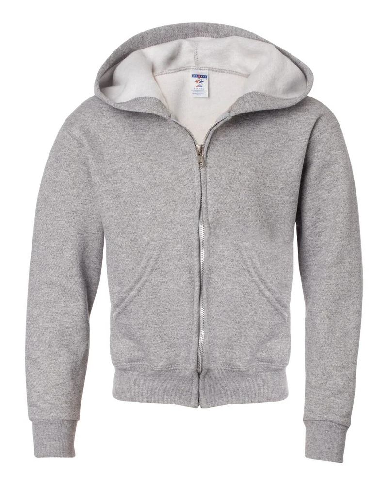 NuBlend Youth Full-Zip Hooded Sweatshirt