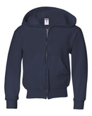 NuBlend Youth Full-Zip Hooded Sweatshirt