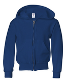 NuBlend Youth Full-Zip Hooded Sweatshirt
