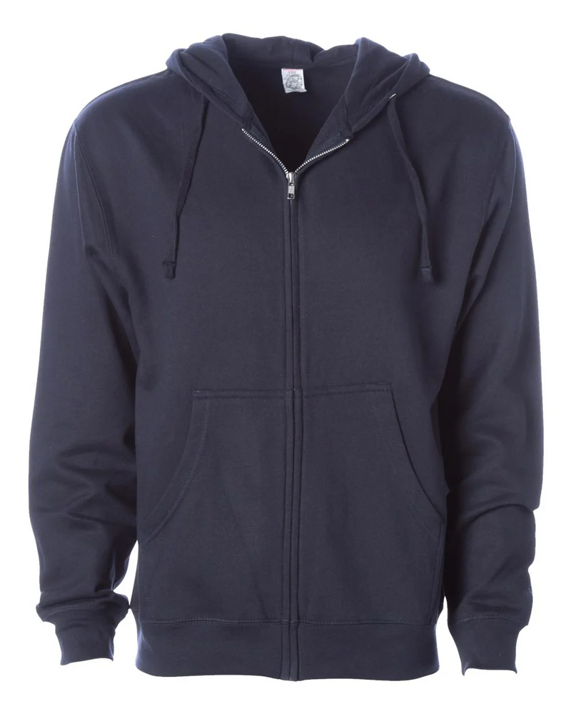 Midweight Full-Zip Hooded Sweatshirt